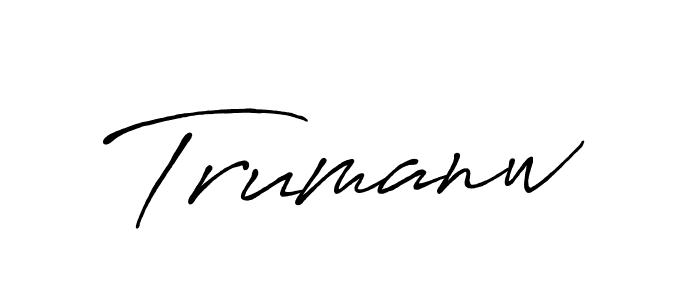 This is the best signature style for the Trumanw name. Also you like these signature font (Antro_Vectra_Bolder). Mix name signature. Trumanw signature style 7 images and pictures png