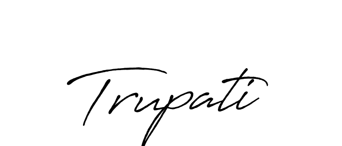 if you are searching for the best signature style for your name Trupati. so please give up your signature search. here we have designed multiple signature styles  using Antro_Vectra_Bolder. Trupati signature style 7 images and pictures png