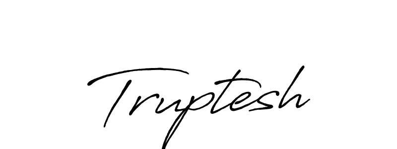 The best way (Antro_Vectra_Bolder) to make a short signature is to pick only two or three words in your name. The name Truptesh include a total of six letters. For converting this name. Truptesh signature style 7 images and pictures png