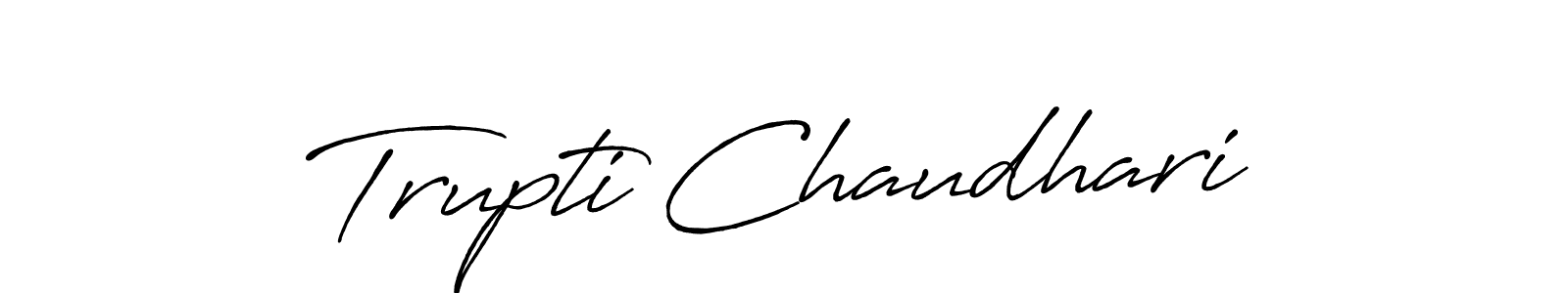 It looks lik you need a new signature style for name Trupti Chaudhari. Design unique handwritten (Antro_Vectra_Bolder) signature with our free signature maker in just a few clicks. Trupti Chaudhari signature style 7 images and pictures png