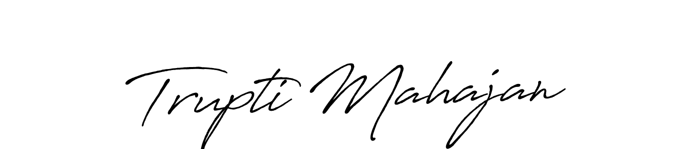 How to Draw Trupti Mahajan signature style? Antro_Vectra_Bolder is a latest design signature styles for name Trupti Mahajan. Trupti Mahajan signature style 7 images and pictures png