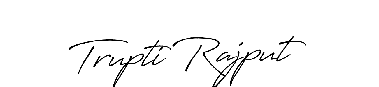 Antro_Vectra_Bolder is a professional signature style that is perfect for those who want to add a touch of class to their signature. It is also a great choice for those who want to make their signature more unique. Get Trupti Rajput name to fancy signature for free. Trupti Rajput signature style 7 images and pictures png