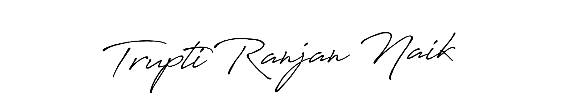 Create a beautiful signature design for name Trupti Ranjan Naik. With this signature (Antro_Vectra_Bolder) fonts, you can make a handwritten signature for free. Trupti Ranjan Naik signature style 7 images and pictures png