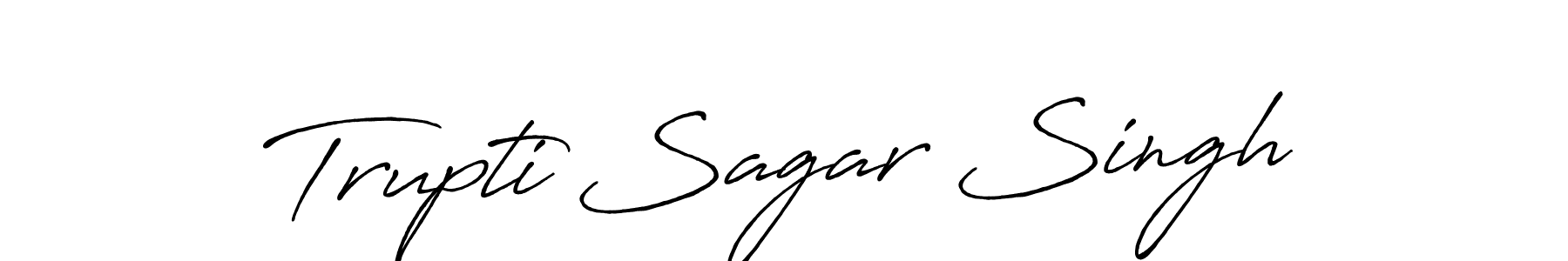 Also we have Trupti Sagar Singh name is the best signature style. Create professional handwritten signature collection using Antro_Vectra_Bolder autograph style. Trupti Sagar Singh signature style 7 images and pictures png