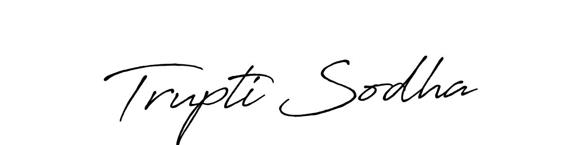 Once you've used our free online signature maker to create your best signature Antro_Vectra_Bolder style, it's time to enjoy all of the benefits that Trupti Sodha name signing documents. Trupti Sodha signature style 7 images and pictures png