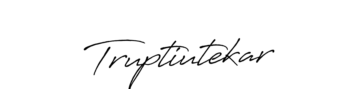 See photos of Truptiutekar official signature by Spectra . Check more albums & portfolios. Read reviews & check more about Antro_Vectra_Bolder font. Truptiutekar signature style 7 images and pictures png