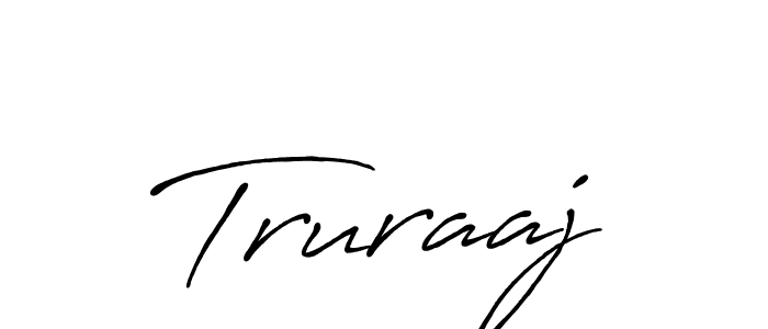 The best way (Antro_Vectra_Bolder) to make a short signature is to pick only two or three words in your name. The name Truraaj include a total of six letters. For converting this name. Truraaj signature style 7 images and pictures png