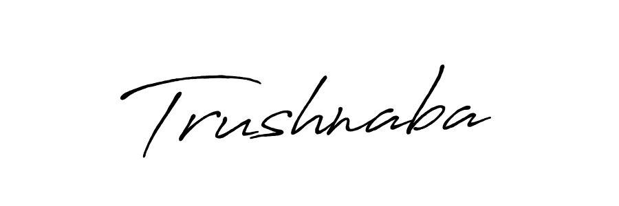 The best way (Antro_Vectra_Bolder) to make a short signature is to pick only two or three words in your name. The name Trushnaba include a total of six letters. For converting this name. Trushnaba signature style 7 images and pictures png