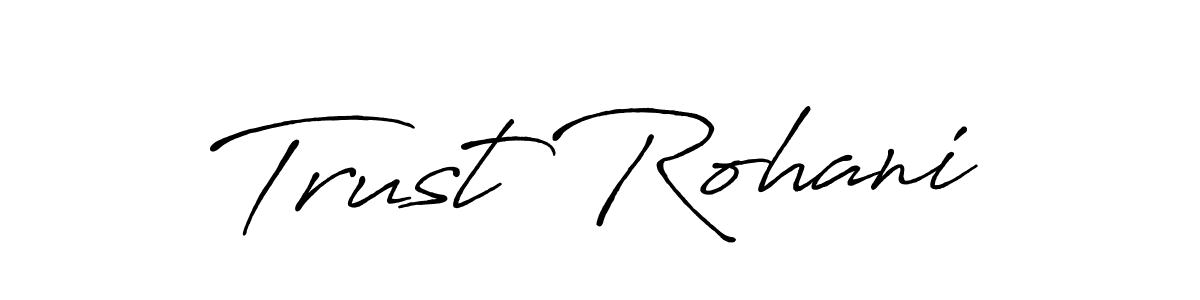 It looks lik you need a new signature style for name Trust Rohani. Design unique handwritten (Antro_Vectra_Bolder) signature with our free signature maker in just a few clicks. Trust Rohani signature style 7 images and pictures png