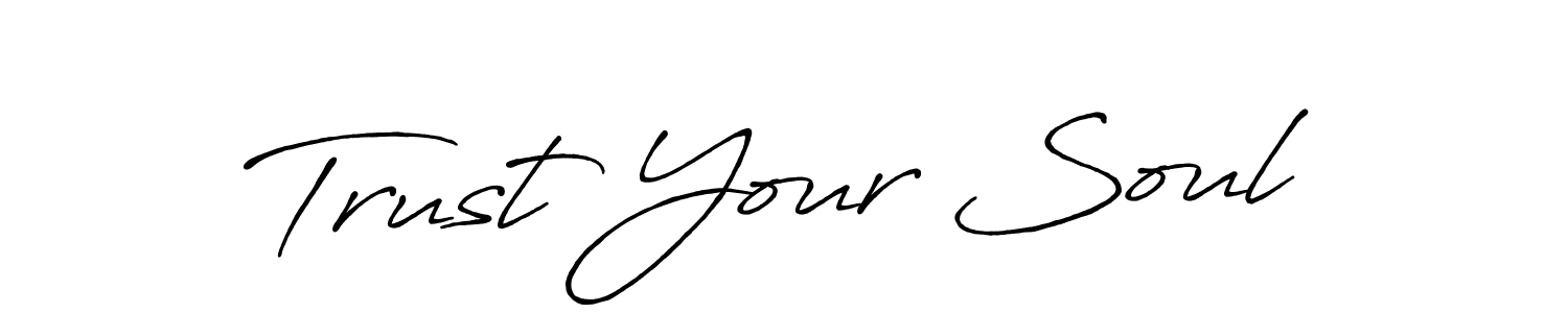 The best way (Antro_Vectra_Bolder) to make a short signature is to pick only two or three words in your name. The name Trust Your Soul include a total of six letters. For converting this name. Trust Your Soul signature style 7 images and pictures png