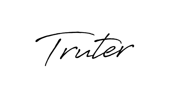 How to Draw Truter signature style? Antro_Vectra_Bolder is a latest design signature styles for name Truter. Truter signature style 7 images and pictures png