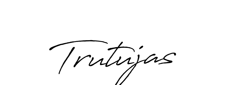 Also we have Trutujas name is the best signature style. Create professional handwritten signature collection using Antro_Vectra_Bolder autograph style. Trutujas signature style 7 images and pictures png