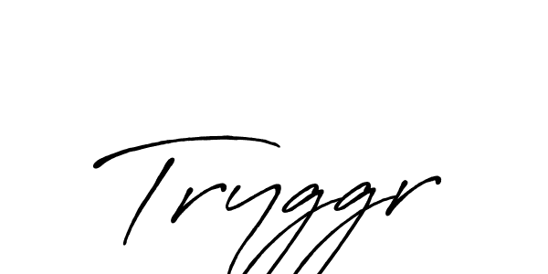 It looks lik you need a new signature style for name Tryggr. Design unique handwritten (Antro_Vectra_Bolder) signature with our free signature maker in just a few clicks. Tryggr signature style 7 images and pictures png
