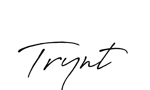 Design your own signature with our free online signature maker. With this signature software, you can create a handwritten (Antro_Vectra_Bolder) signature for name Trynt. Trynt signature style 7 images and pictures png