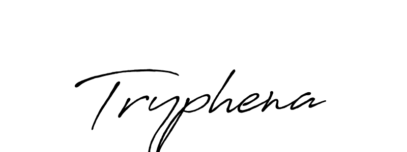 How to make Tryphena signature? Antro_Vectra_Bolder is a professional autograph style. Create handwritten signature for Tryphena name. Tryphena signature style 7 images and pictures png