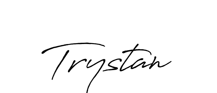 How to make Trystan signature? Antro_Vectra_Bolder is a professional autograph style. Create handwritten signature for Trystan name. Trystan signature style 7 images and pictures png