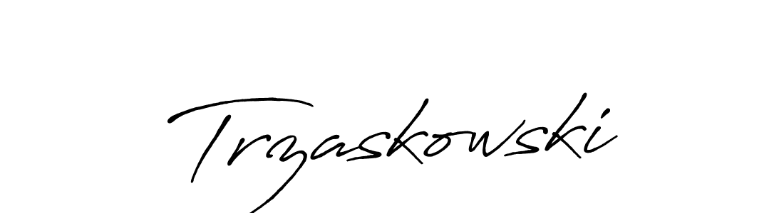 Antro_Vectra_Bolder is a professional signature style that is perfect for those who want to add a touch of class to their signature. It is also a great choice for those who want to make their signature more unique. Get Trzaskowski name to fancy signature for free. Trzaskowski signature style 7 images and pictures png