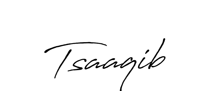 Also we have Tsaaqib name is the best signature style. Create professional handwritten signature collection using Antro_Vectra_Bolder autograph style. Tsaaqib signature style 7 images and pictures png