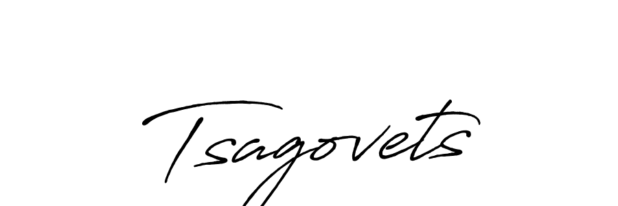 Here are the top 10 professional signature styles for the name Tsagovets. These are the best autograph styles you can use for your name. Tsagovets signature style 7 images and pictures png