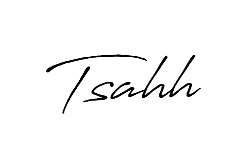 Tsahh stylish signature style. Best Handwritten Sign (Antro_Vectra_Bolder) for my name. Handwritten Signature Collection Ideas for my name Tsahh. Tsahh signature style 7 images and pictures png