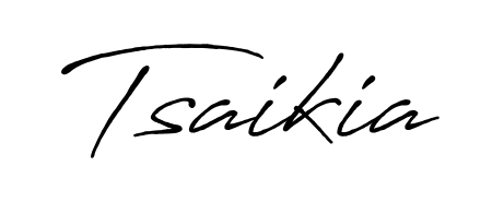 If you are searching for the best signature style for your name Tsaikia, here we have designed multiple signature styles using Antro_Vectra_Bolder. Tsaikia signature style 7 images and pictures png