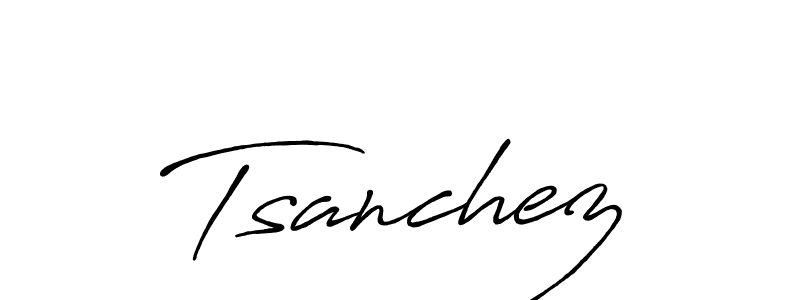 if you are searching for the best signature style for your name Tsanchez. so please give up your signature search. here we have designed multiple signature styles  using Antro_Vectra_Bolder. Tsanchez signature style 7 images and pictures png