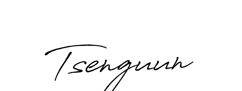 Use a signature maker to create a handwritten signature online. With this signature software, you can design (Antro_Vectra_Bolder) your own signature for name Tsenguun. Tsenguun signature style 7 images and pictures png