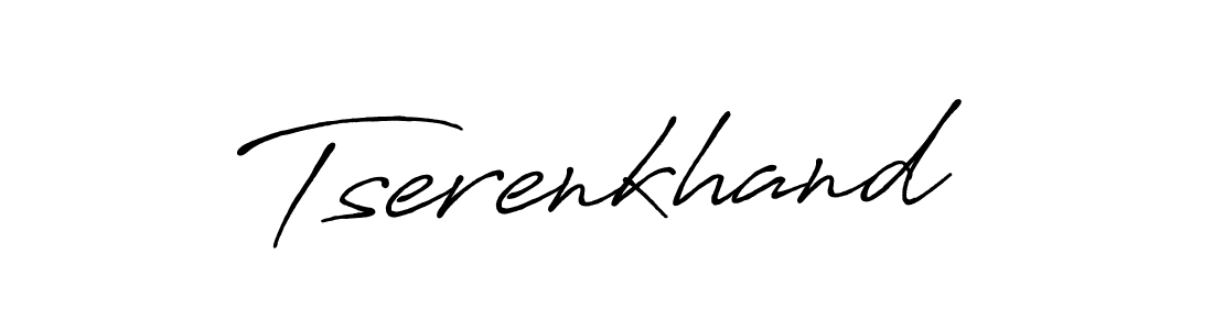 Design your own signature with our free online signature maker. With this signature software, you can create a handwritten (Antro_Vectra_Bolder) signature for name Tserenkhand. Tserenkhand signature style 7 images and pictures png