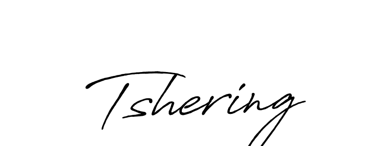 Create a beautiful signature design for name Tshering. With this signature (Antro_Vectra_Bolder) fonts, you can make a handwritten signature for free. Tshering signature style 7 images and pictures png