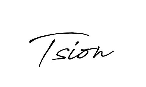 Also we have Tsion name is the best signature style. Create professional handwritten signature collection using Antro_Vectra_Bolder autograph style. Tsion signature style 7 images and pictures png