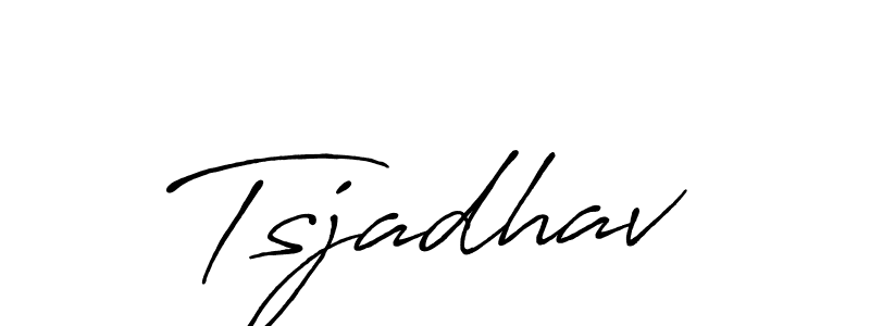 It looks lik you need a new signature style for name Tsjadhav. Design unique handwritten (Antro_Vectra_Bolder) signature with our free signature maker in just a few clicks. Tsjadhav signature style 7 images and pictures png