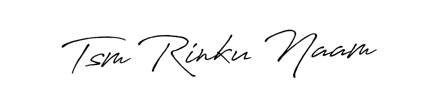 Here are the top 10 professional signature styles for the name Tsm Rinku Naam. These are the best autograph styles you can use for your name. Tsm Rinku Naam signature style 7 images and pictures png