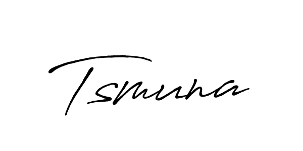 Design your own signature with our free online signature maker. With this signature software, you can create a handwritten (Antro_Vectra_Bolder) signature for name Tsmuna. Tsmuna signature style 7 images and pictures png