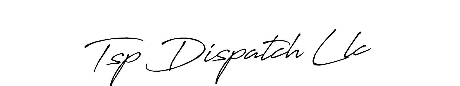 Make a beautiful signature design for name Tsp Dispatch Llc. Use this online signature maker to create a handwritten signature for free. Tsp Dispatch Llc signature style 7 images and pictures png