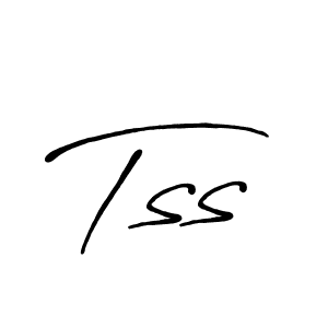 Design your own signature with our free online signature maker. With this signature software, you can create a handwritten (Antro_Vectra_Bolder) signature for name Tss. Tss signature style 7 images and pictures png