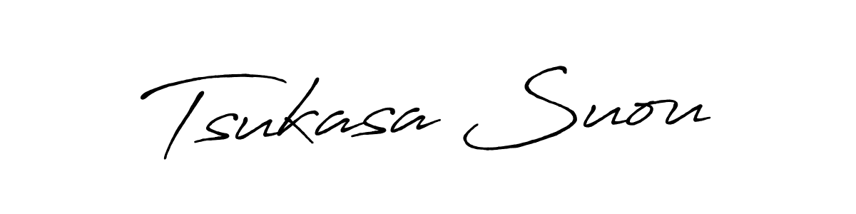How to make Tsukasa Suou name signature. Use Antro_Vectra_Bolder style for creating short signs online. This is the latest handwritten sign. Tsukasa Suou signature style 7 images and pictures png