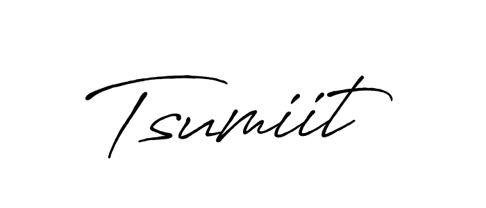 Also we have Tsumiit name is the best signature style. Create professional handwritten signature collection using Antro_Vectra_Bolder autograph style. Tsumiit signature style 7 images and pictures png