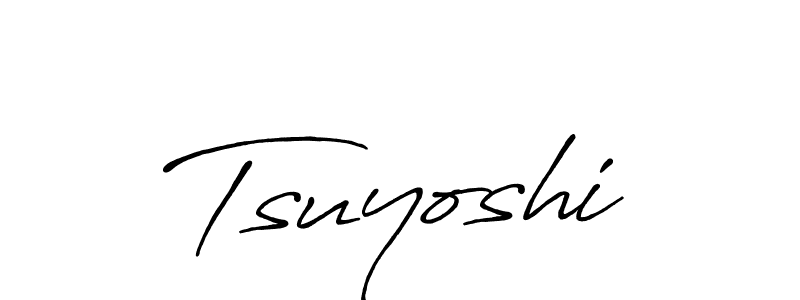 The best way (Antro_Vectra_Bolder) to make a short signature is to pick only two or three words in your name. The name Tsuyoshi include a total of six letters. For converting this name. Tsuyoshi signature style 7 images and pictures png