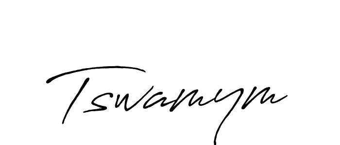 The best way (Antro_Vectra_Bolder) to make a short signature is to pick only two or three words in your name. The name Tswamym include a total of six letters. For converting this name. Tswamym signature style 7 images and pictures png