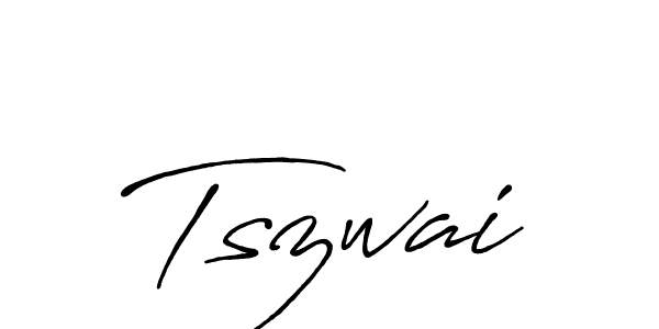 Best and Professional Signature Style for Tszwai. Antro_Vectra_Bolder Best Signature Style Collection. Tszwai signature style 7 images and pictures png