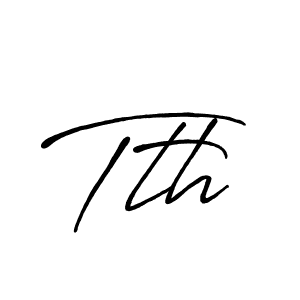 Design your own signature with our free online signature maker. With this signature software, you can create a handwritten (Antro_Vectra_Bolder) signature for name Tth. Tth signature style 7 images and pictures png