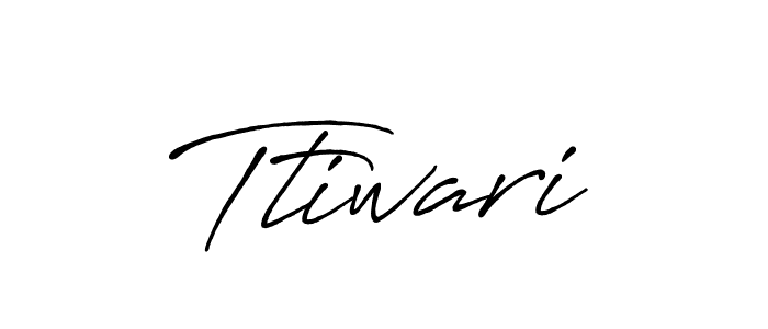 Use a signature maker to create a handwritten signature online. With this signature software, you can design (Antro_Vectra_Bolder) your own signature for name Ttiwari. Ttiwari signature style 7 images and pictures png