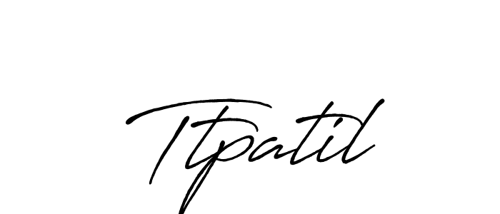 Similarly Antro_Vectra_Bolder is the best handwritten signature design. Signature creator online .You can use it as an online autograph creator for name Ttpatil. Ttpatil signature style 7 images and pictures png