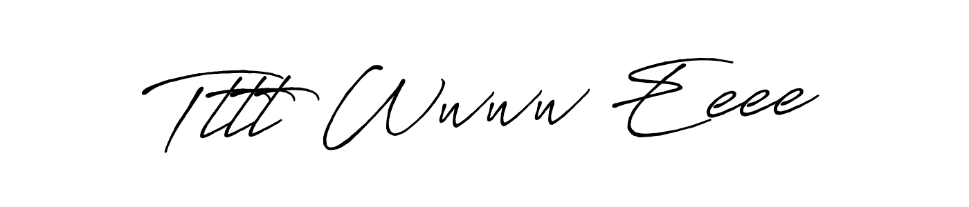 Design your own signature with our free online signature maker. With this signature software, you can create a handwritten (Antro_Vectra_Bolder) signature for name Tttt Wwww Eeee. Tttt Wwww Eeee signature style 7 images and pictures png