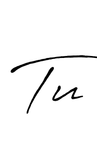 Make a beautiful signature design for name Tu. With this signature (Antro_Vectra_Bolder) style, you can create a handwritten signature for free. Tu signature style 7 images and pictures png