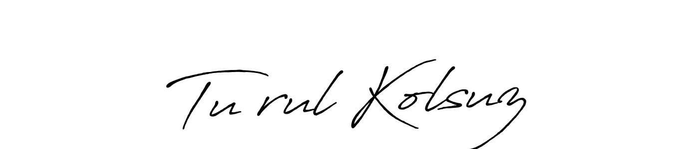 Also we have Tuğrul Kolsuz name is the best signature style. Create professional handwritten signature collection using Antro_Vectra_Bolder autograph style. Tuğrul Kolsuz signature style 7 images and pictures png
