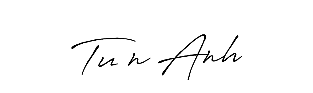 You should practise on your own different ways (Antro_Vectra_Bolder) to write your name (Tuấn Anh) in signature. don't let someone else do it for you. Tuấn Anh signature style 7 images and pictures png