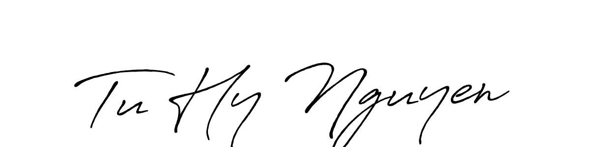 Similarly Antro_Vectra_Bolder is the best handwritten signature design. Signature creator online .You can use it as an online autograph creator for name Tu Hy Nguyen. Tu Hy Nguyen signature style 7 images and pictures png