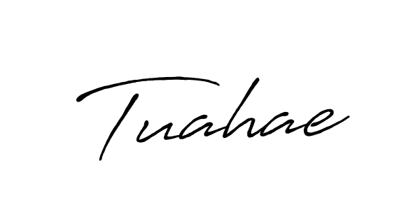 Create a beautiful signature design for name Tuahae. With this signature (Antro_Vectra_Bolder) fonts, you can make a handwritten signature for free. Tuahae signature style 7 images and pictures png