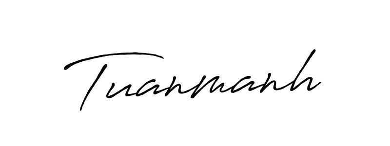 if you are searching for the best signature style for your name Tuanmanh. so please give up your signature search. here we have designed multiple signature styles  using Antro_Vectra_Bolder. Tuanmanh signature style 7 images and pictures png